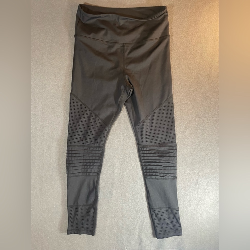 Zyia Active Black Moto Leggings